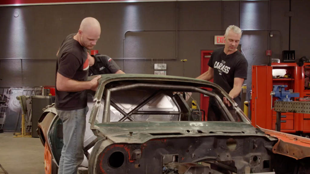 Reattaching the roof to our '72 Road Course Camaro