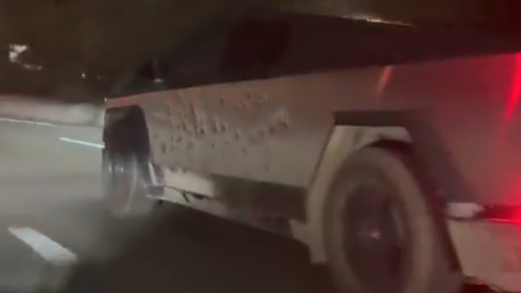 Tesla Cybertruck Spotted after Successful Bulletproof Testing